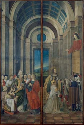 Maria Magdalena, Martha, Lazarus und Maximinus verehrt von dem Prinzen und der Prinzessin der Provence und ...